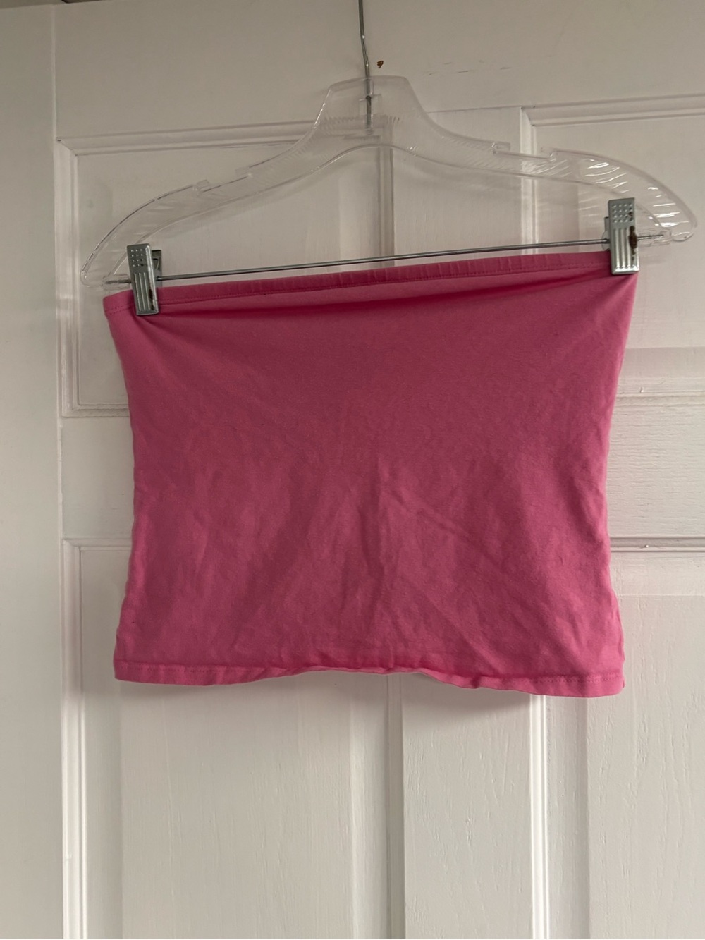 Derek Heart Hot Pink Strapless Tube Top